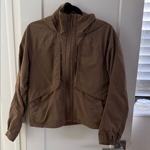 lululemon athletica Tan Hooded Jacket